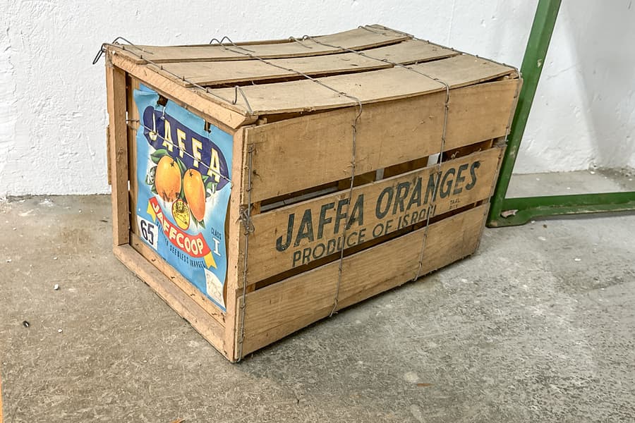 Alte Holz-Orangenkiste \JAFFA\